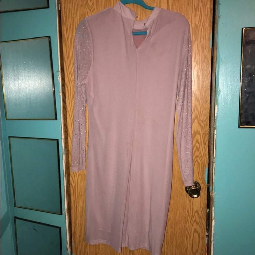 PINK STUDDED DRESS - Picture 3 of 3